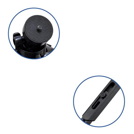 Mini tripod selfie stick holder for phone camera GoPro 16 - 21 cm black