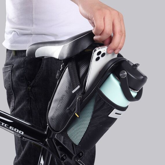 Wozinsky Bicycle Saddle Bag 1.5L Black (WBB20BK)
