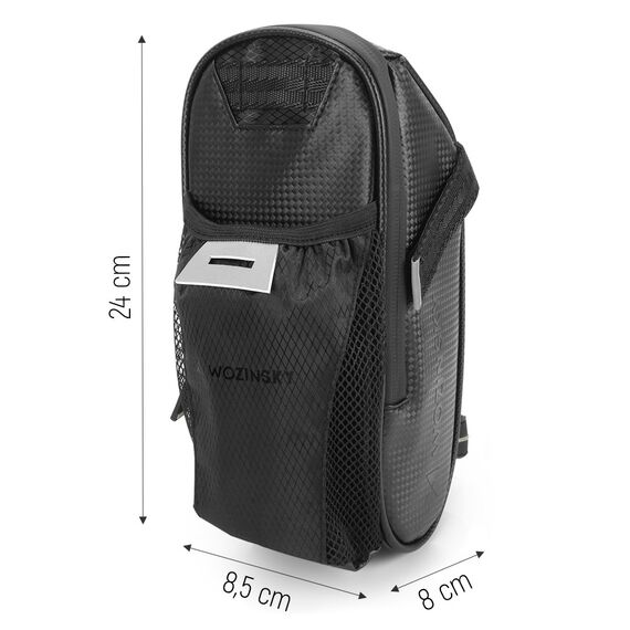 Wozinsky Bicycle Saddle Bag 1.5L Black (WBB20BK)