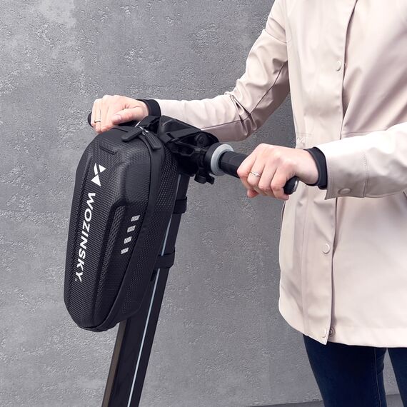 Wozinsky Waterproof Scooter Handlebar Bag 3L Black (WSB4BK)