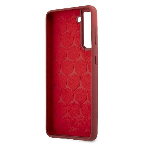 Mercedes Silicone Line Case for Samsung Galaxy S21+ - Red