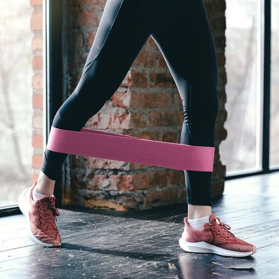 Wozinsky 3x Fabric Resistance Mini Band Set for Yoga, Fitness, CrossFit Exercises (WFB-01)
