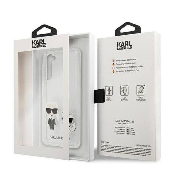Karl Lagerfeld Karl&amp;Choupette Case for Samsung Galaxy S21+ - Transparent