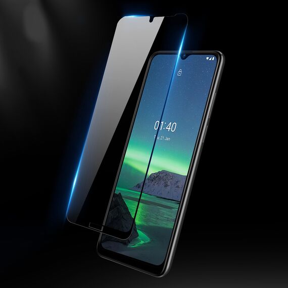 Dux Ducis 10D Tempered Glass Tough Screen Protector Full Coveraged with Frame for Nokia 1.4 transparent (case friendly)