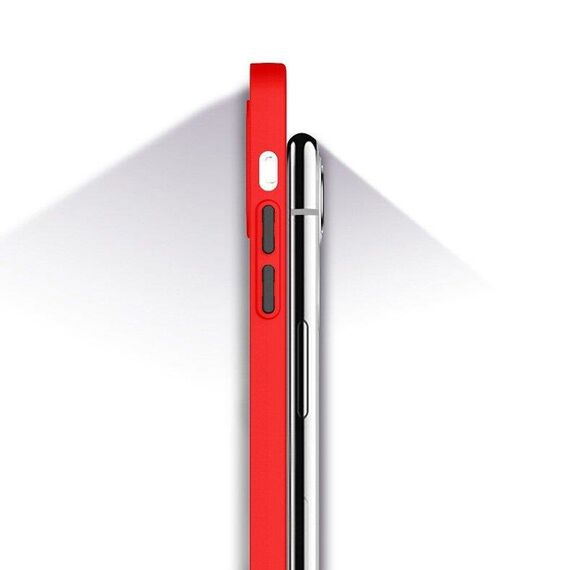 Milky Case silicone flexible translucent case for Xiaomi Redmi Note 10 / Redmi Note 10S red