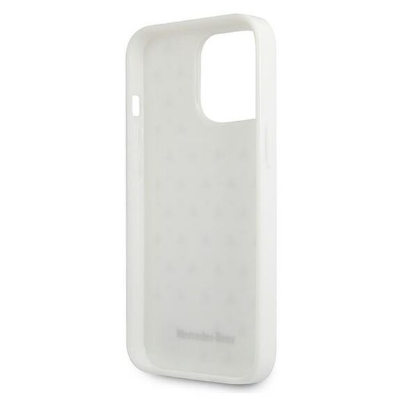 Mercedes Silver Stars Pattern Case for iPhone 13 Pro / iPhone 13 - White