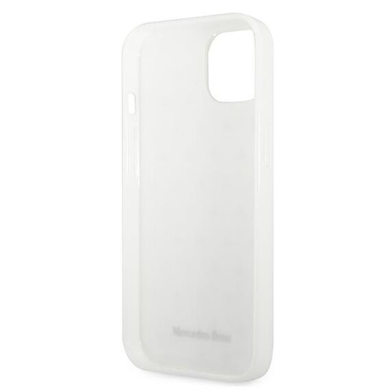 Mercedes Silver Stars Pattern Case for iPhone 13 - White