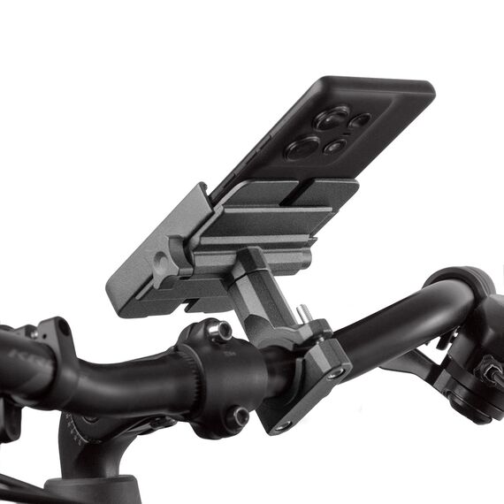 Wozinsky metal bicycle phone holder, scooters black (WBHBK3)