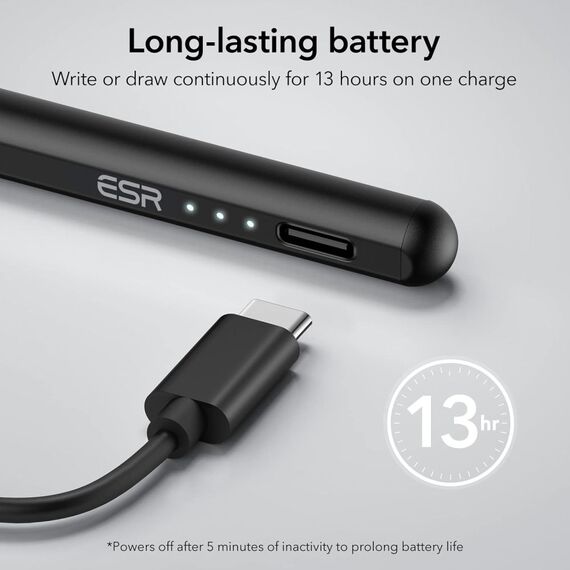 ESR Digital+ Magnetic Stylus Pen for iPad - Black