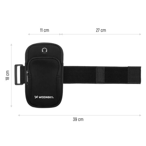 Wozinsky Running Armband Black (WABBK1)