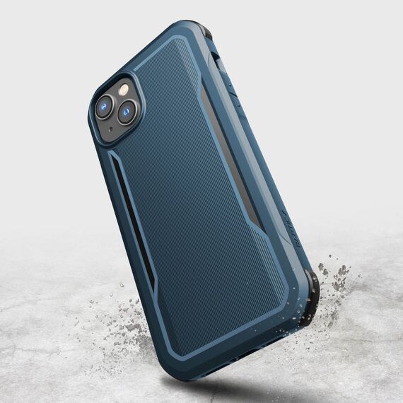 Raptic X-Doria Fort Case iPhone 14 Plus with MagSafe armored case blue