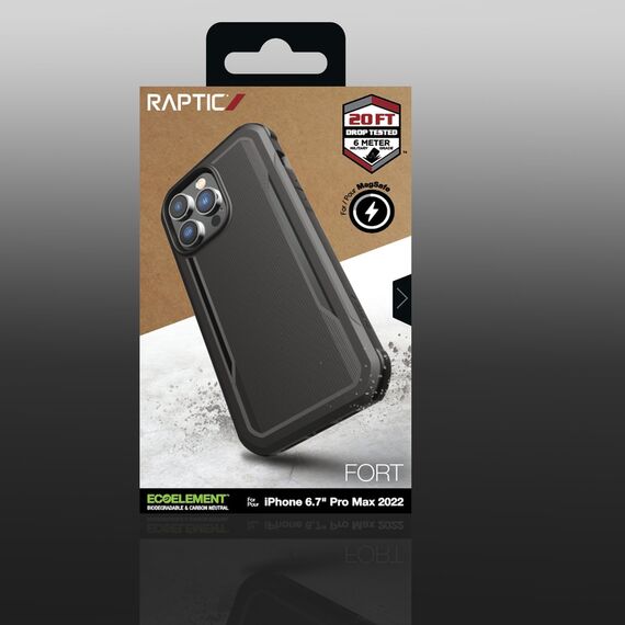 Raptic X-Doria Fort Case iPhone 14 Pro Max with MagSafe Armored Case Black