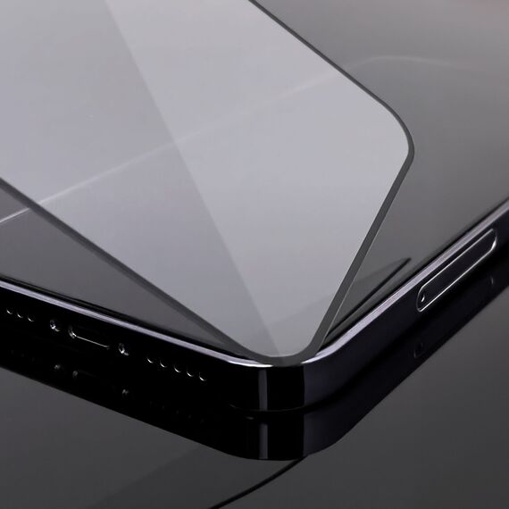 Wozinsky Super Durable Full Glue Tempered Glass Full Screen With Frame Case Friendly Motorola Moto G42 Black