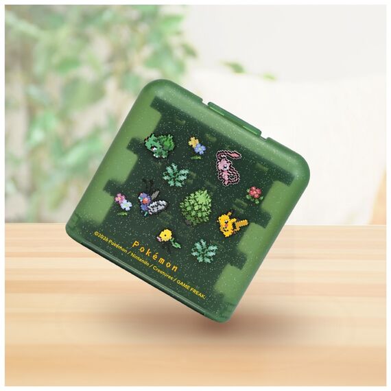 HORI - 24-Game Card Case - Pokémon Pixel Green - Nintendo Switch 2 / Nintendo Switch 2