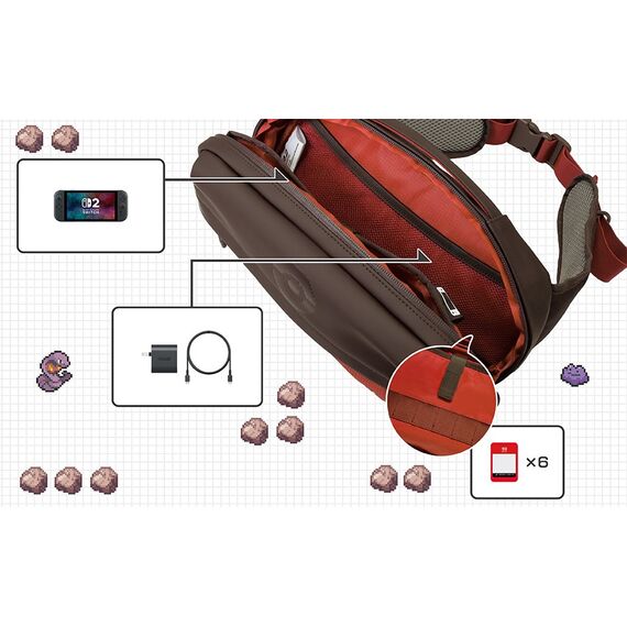 HORI - Adventure Pack (Pokémon Pixel Red) - Red / Nintendo Switch 2
