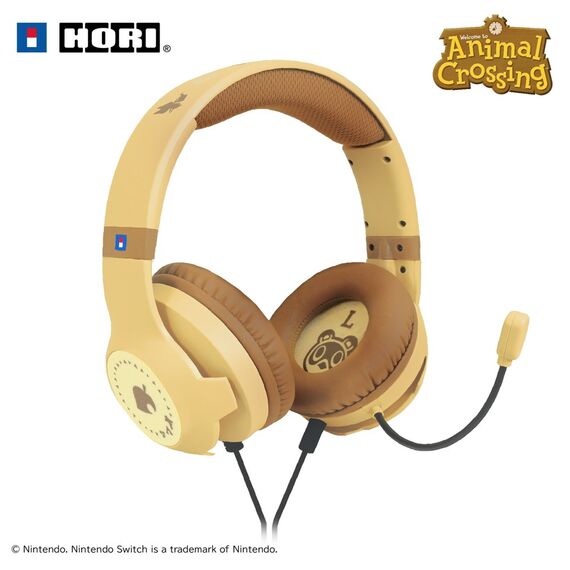 HORI - Gaming Headset - Animal Crossing Brown - Nintendo Switch 2 / Nintendo Switch 2