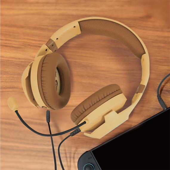HORI - Gaming Headset - Animal Crossing Brown - Nintendo Switch 2 / Nintendo Switch 2