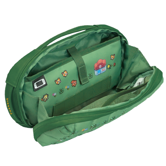 HORI - HORI Puff Pouch - Pokémon Pixel Green - Nintendo Switch 2 - Green / Nintendo Switch 2