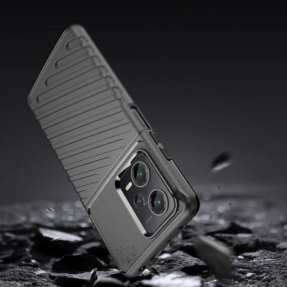Thunder Case case for Xiaomi Redmi Note 12 Pro+ silicone armor case black