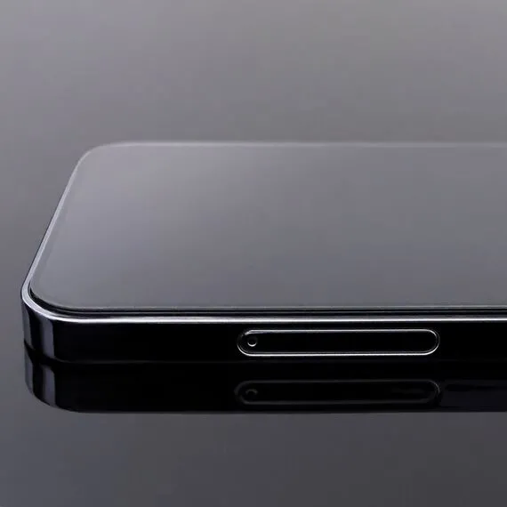 Super Durable Full Screen Tempered Glass with Frame Case Friendly Wozinsky Full Glue iPhone 15 - Black