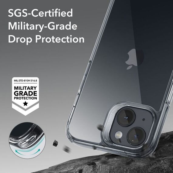 ESR Ice Shield iPhone 15 Plus Case - Clear