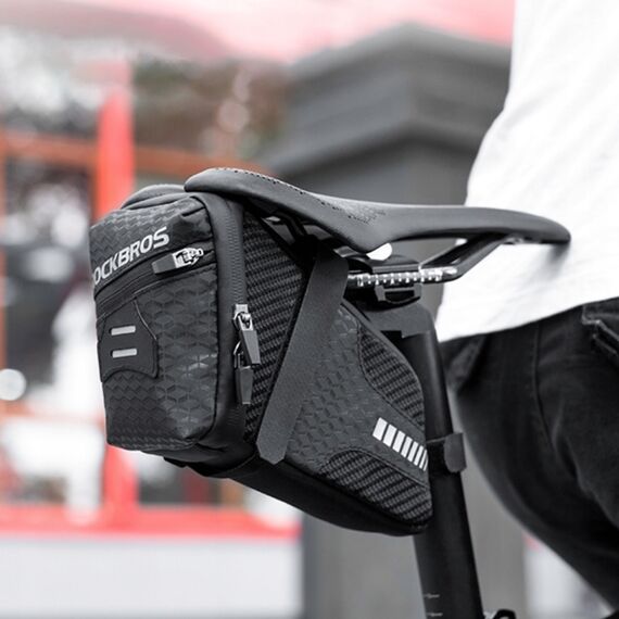 Rockbros C29-BK waterproof bicycle bag under the saddle - black