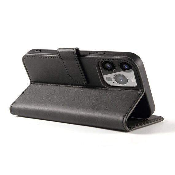 Magnet Case for Huawei Nova 12 Pro with flap and wallet - black