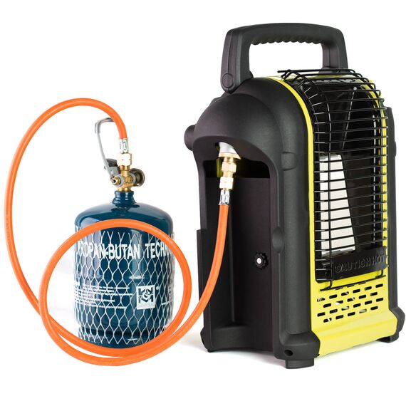 Reduction connection to a tourist gas cylinder G 3/8" L - 7/16" hose 1.5 m