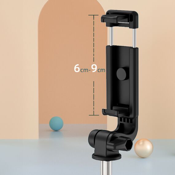 Selfie stick WRY1S telescopic tripod 0.7m for phone - black