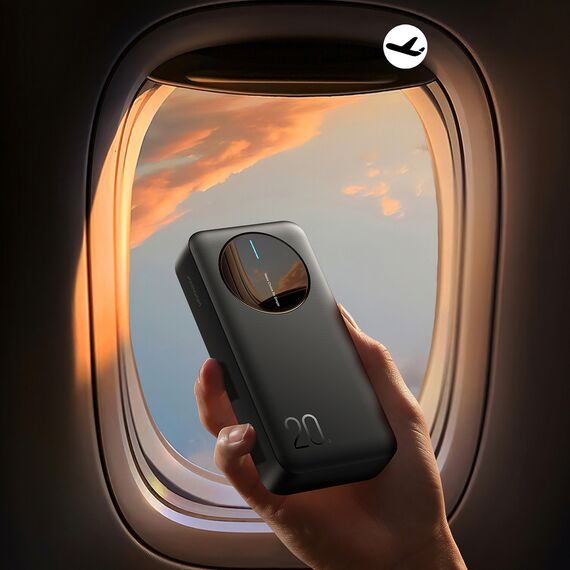 Powerbank Joyroom JR-PBF14 20000mAh 2.4A 2x USB-A 1x USB-C - black