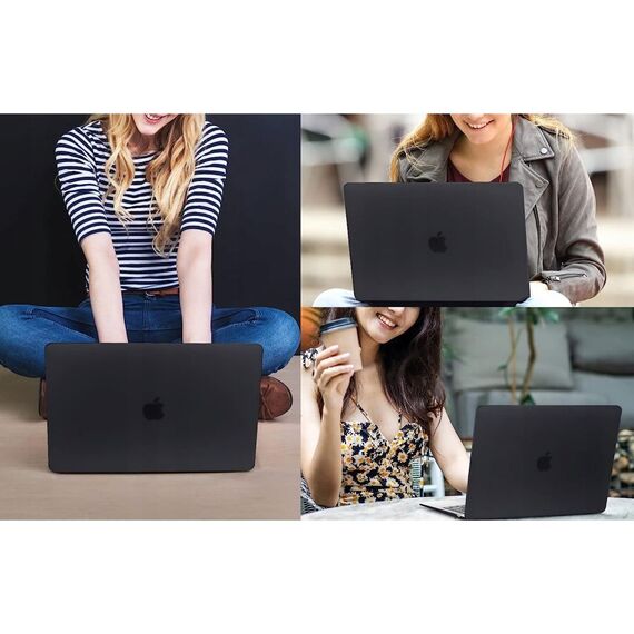 Tech-Protect SmartShell case for MacBook Air 15" M2 / M3 / 2023-2024 - matte black