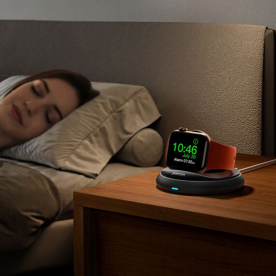 Joyroom JR-W12 foldable inductive charger for Apple Watch - black
