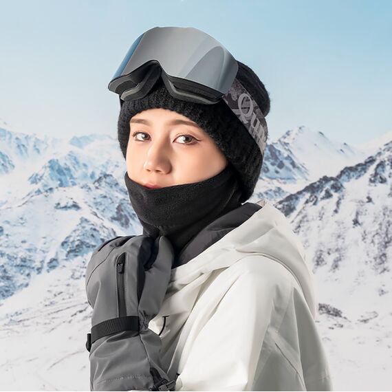 Qunature Oli Ski Neck Warmer Size L - Black