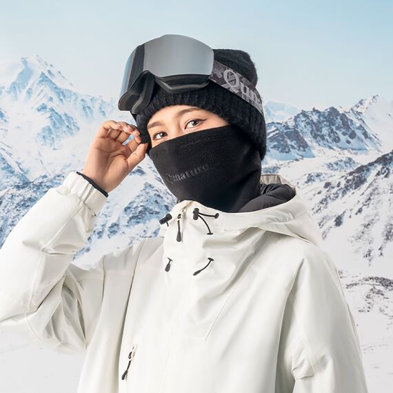 Qunature Oli Ski Neck Warmer Size L - Black