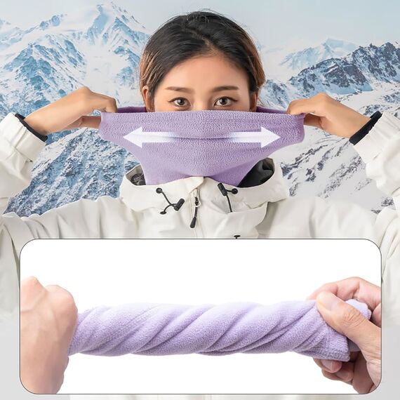 Qunature Oli ski scarf size L - pink