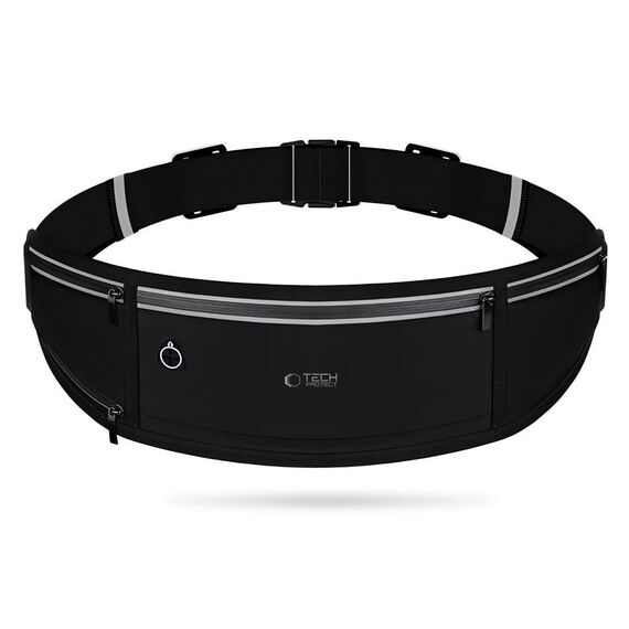 Tech-Protect M3 Universal Sport Waist Bag - Black