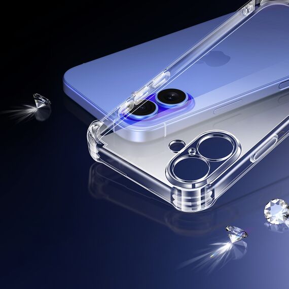 Ugreen Bright Cushion CA101 Case for iPhone 16 Plus - Clear