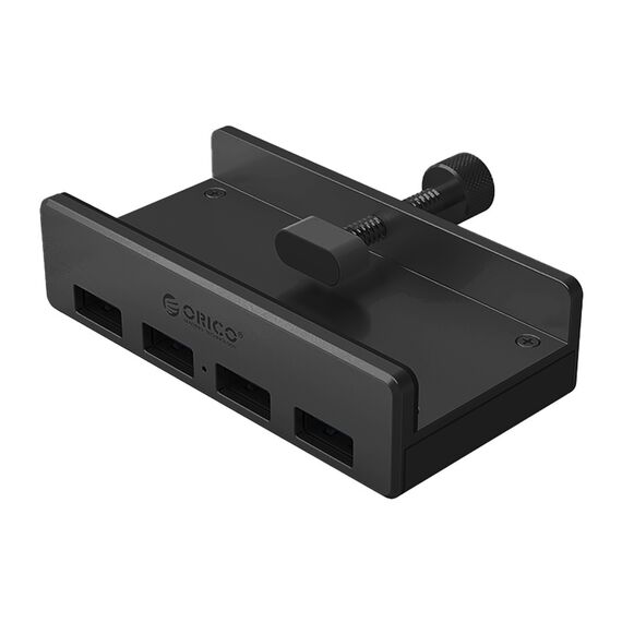 Orico MH4PU Hub Clamp-Mounted 4x USB-A 3.0 - Black