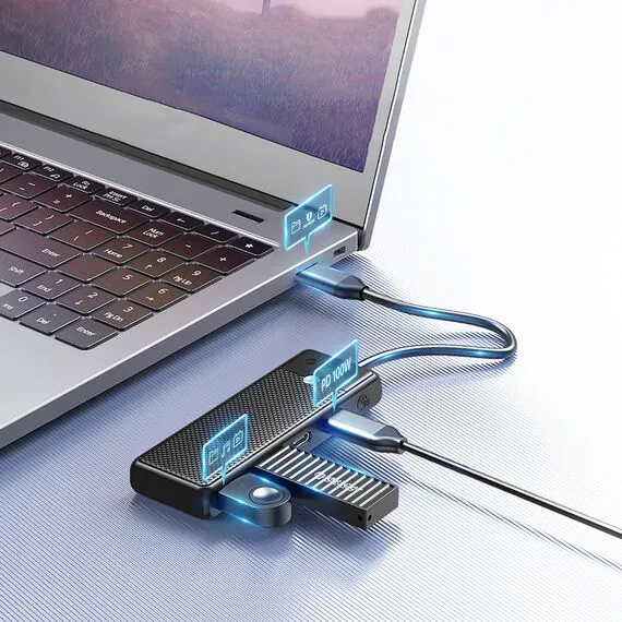 Orico PAPW4A-C3 USB-A Hub Docking Station 4x USB-A 3.0 - Black