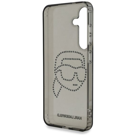 Case Karl Lagerfeld Rhinestones Karl Head Logo Samsung Galaxy S25 black