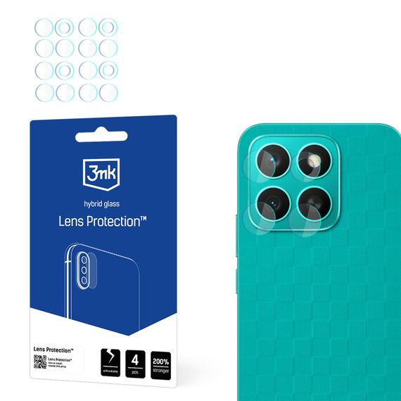 Hybrid Glass for Camera Lens 3mk Lens Protection for Honor X8c