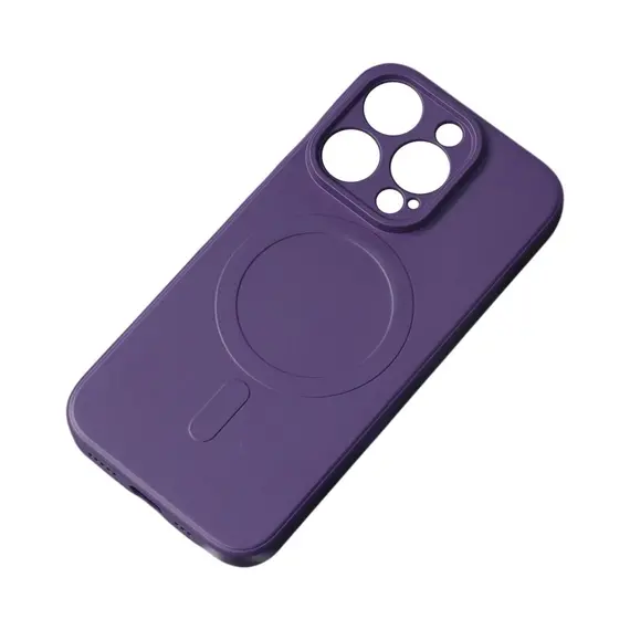 Silicone Case with MagSafe for iPhone 16e / 17e - Purple