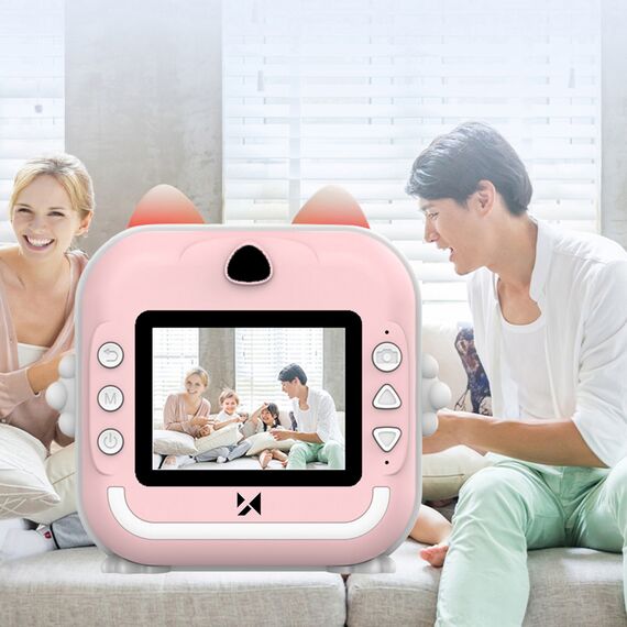 Wozinsky WDT-01 Thermal Printer Camera for Kids - Pink