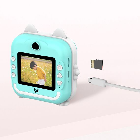 Wozinsky WDT-02 Thermal Printer Camera for Kids - Blue