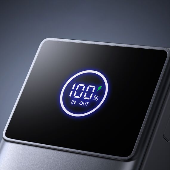 Joyroom JR-PR1 10000mAh 22.5W Powerbank with Built-in Retractable USB-C Cable - Black