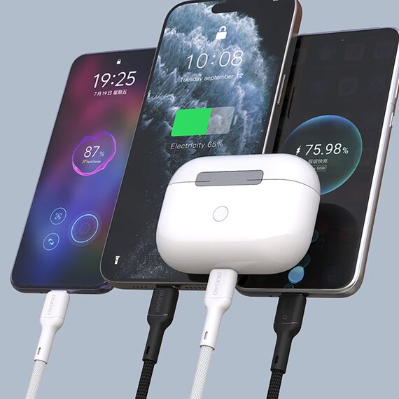 Dudao L9X 30W USB-C - Lightning Cable 1m - Black