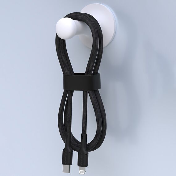 Dudao L9X 30W USB-C - Lightning Cable 1m - Black