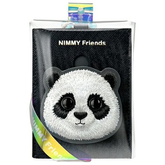 Nimmy Big Eyed Pet 2.0 Cat Wallet Card Holder - Black