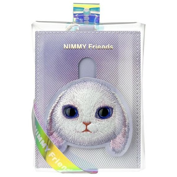 Nimmy Big Eyed Pet 2.0 Rabbit Wallet Card Holder - Purple