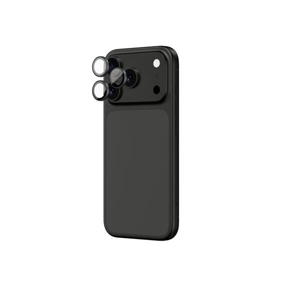 AmazingThing Lens Glass for iPhone 17 Pro / Pro Max with Gray Aluminum Frame